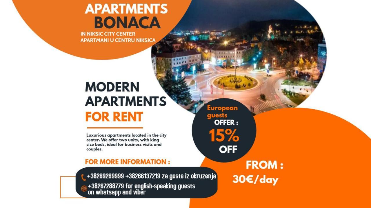 Apartmani Bonaca U Centru Niksica Exterior foto